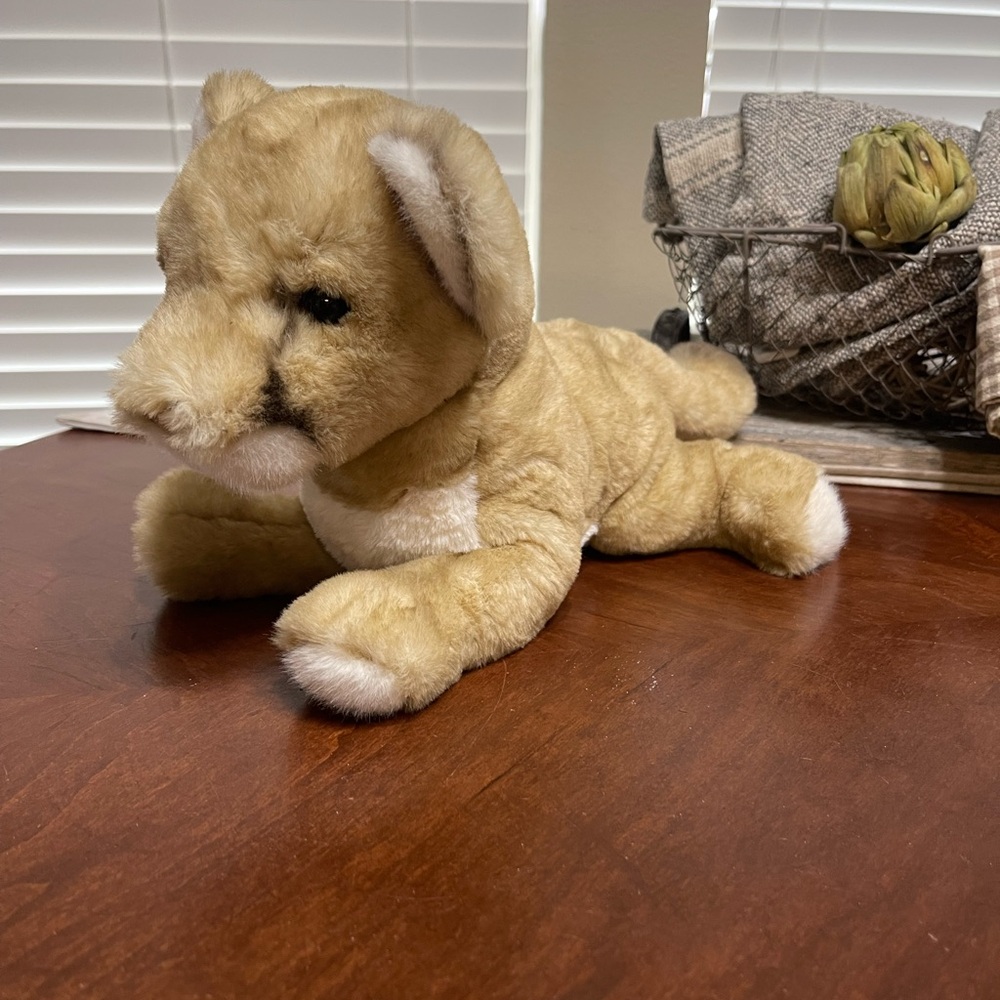 Soft Carmie the 12 Inch Plush Mountain Lion by Douglas